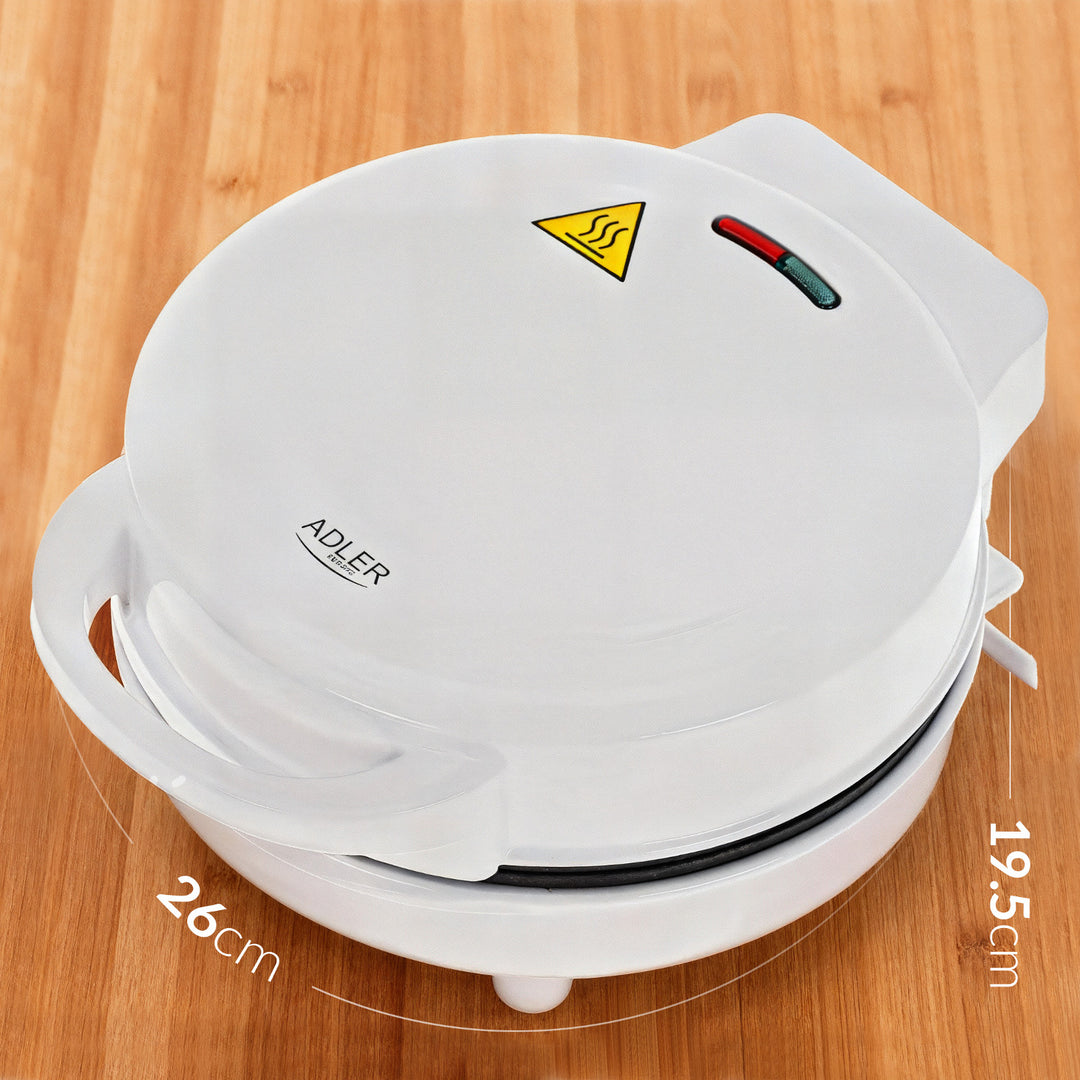 Wypiekacz do pączków Adler, na 7 pączków, nieprzywierająca powłoka, biały, 1500W, AD 3075