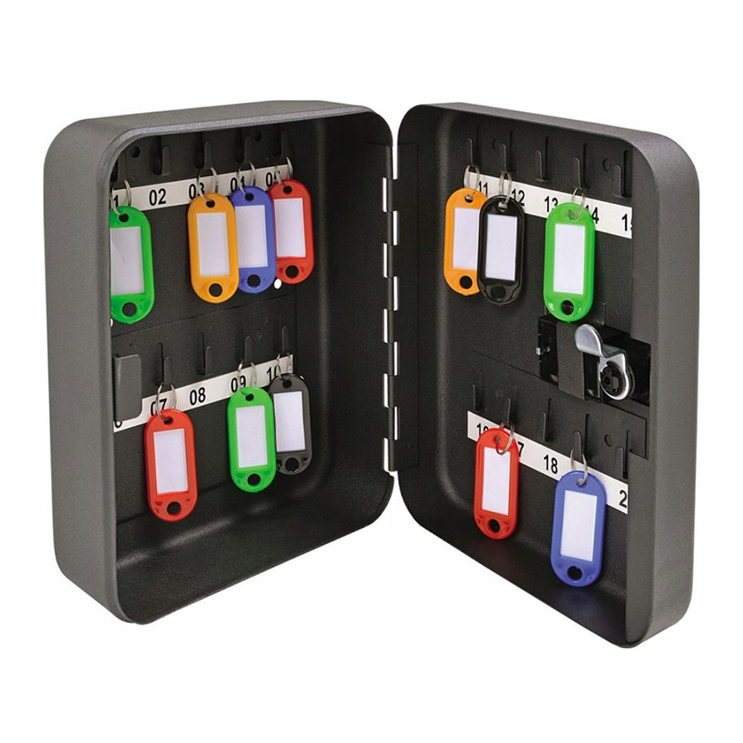 Szafka na klucze Tracer, zamek szyfrowy, 20 haczyków, stalowa, Key Locker