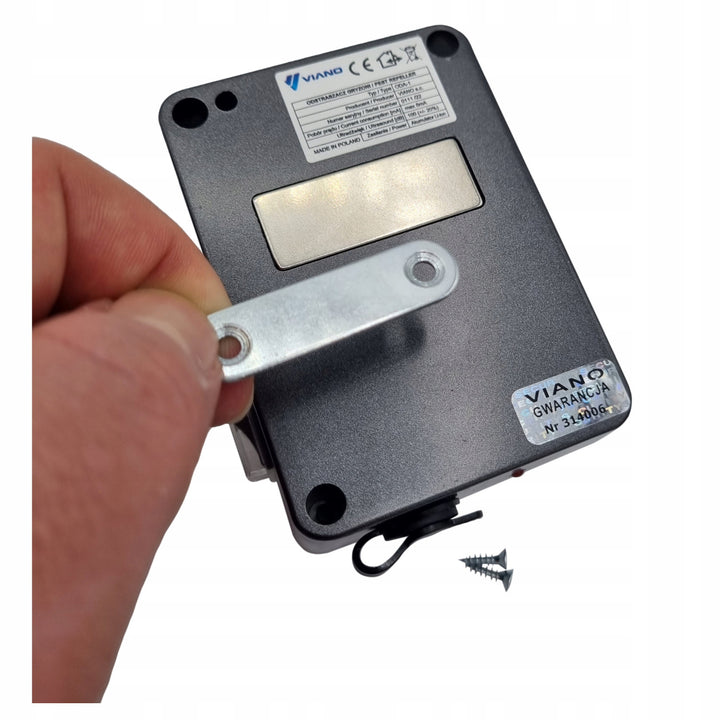 Bezprzewodowy odstraszacz gryzoni, kun, myszy Viano, wbudowany akumulator 4000mAh, duży buzer, ODA1