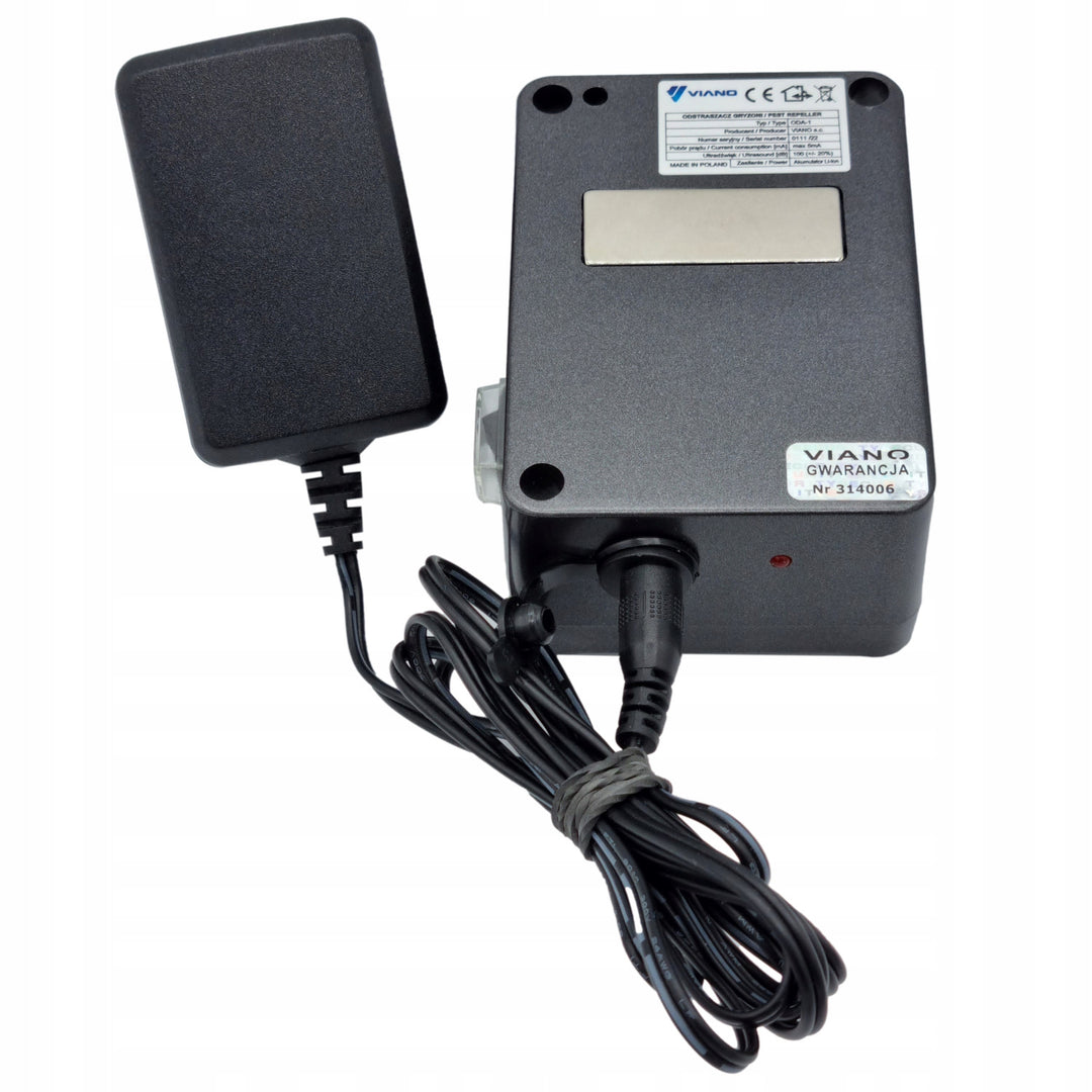 Bezprzewodowy odstraszacz gryzoni, kun, myszy Viano, wbudowany akumulator 4000mAh, duży buzer, ODA1