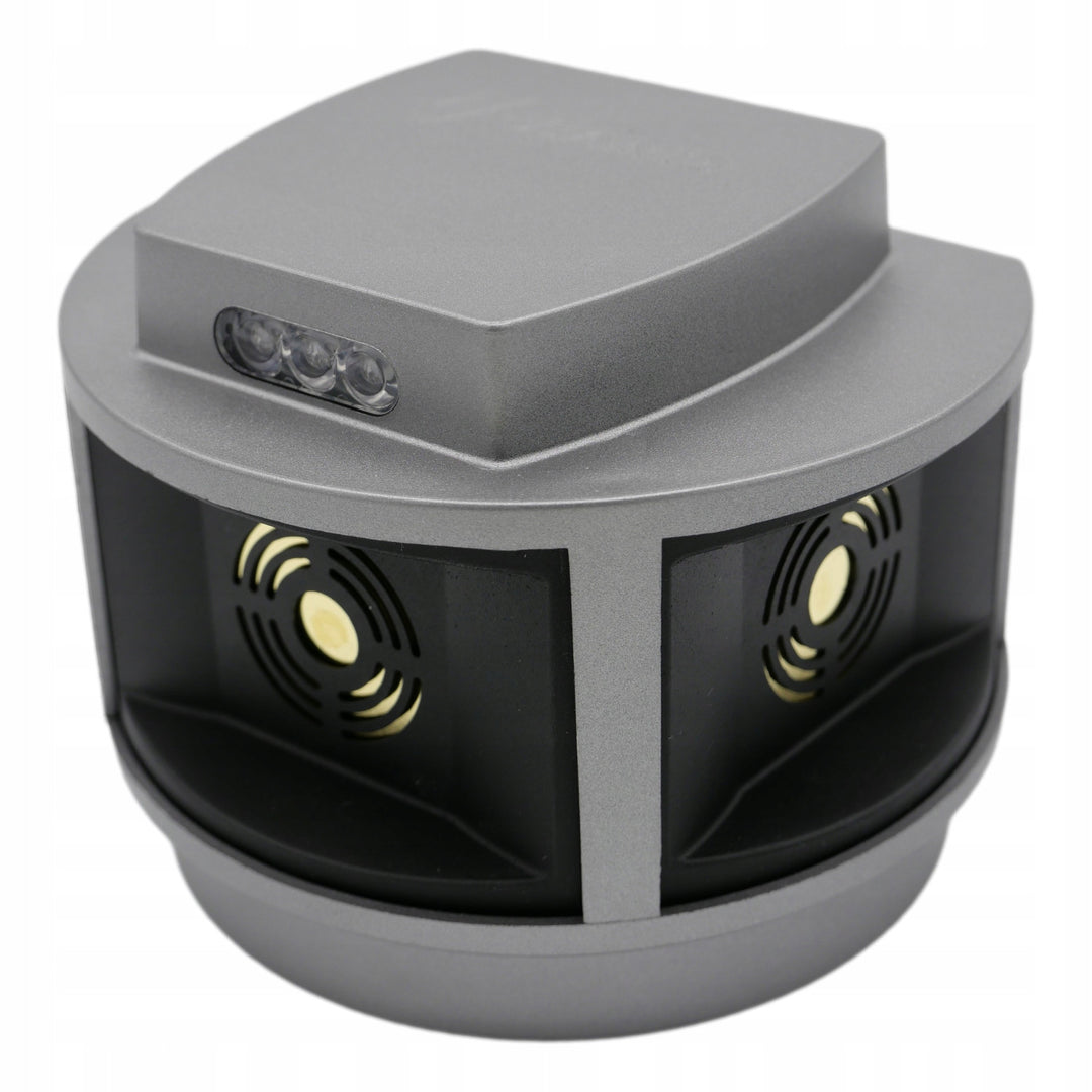 Odstraszacz gryzoni, kun, myszy Viano, generator ultradźwięków, panel stroboskopowy, trzy głośniki, Trio-Strob