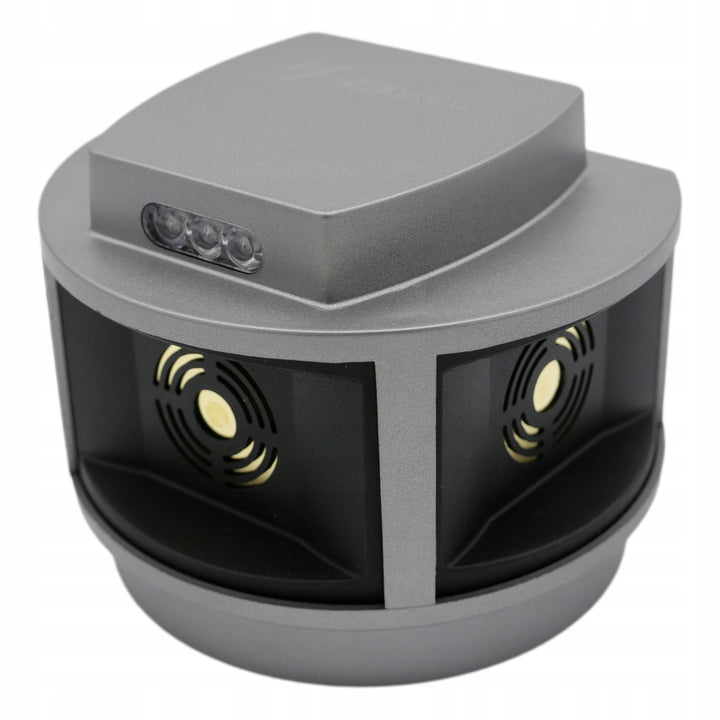 Odstraszacz gryzoni, kun, myszy Viano, generator ultradźwięków, panel stroboskopowy, trzy głośniki, Trio-Strob