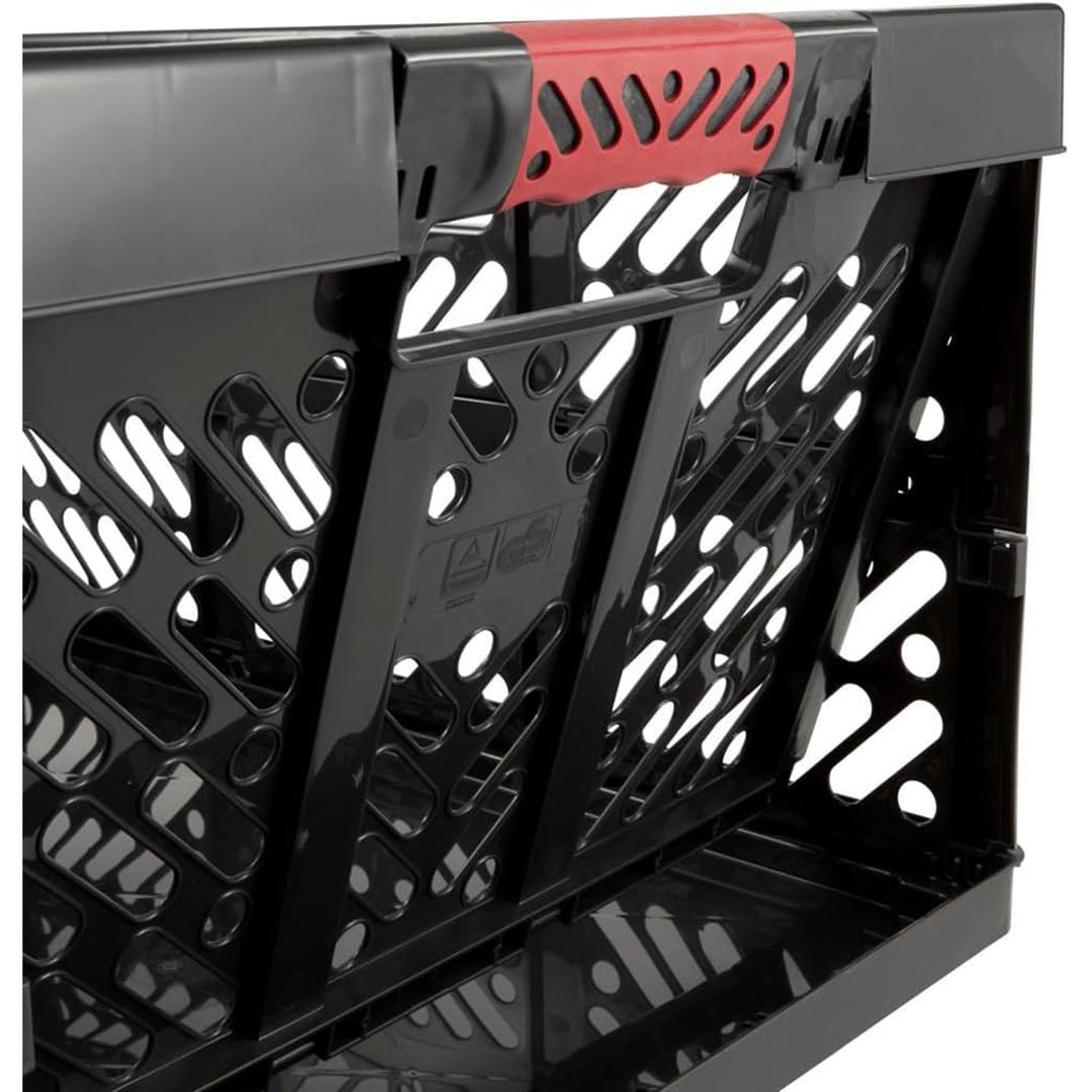 Kosz plastikowy składany Ben Keeeper, 45L, grafitowy, udźwig do 50kg, miękkie uchwyty, certyfikat GS i test TUV, bezpieczny dla żywności