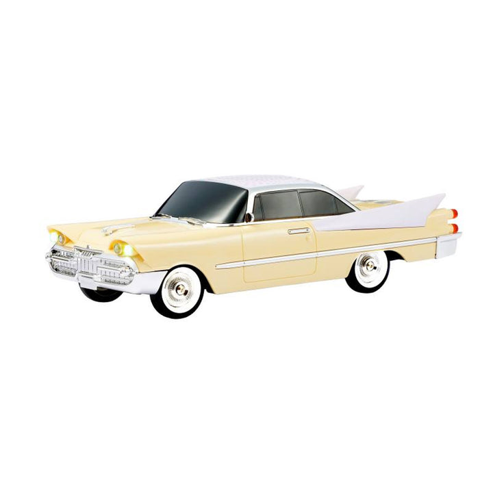 Głośnik retro Lamex, Bluetooth, radio FM, akumulator 1500 mAh, kolor kremowy, gniazda USB AUX MICRO SD, Wyświetlacz LCD, LXWS1965K