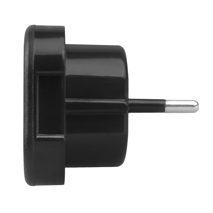 Adapter gniazdo UK Maclean, na wtyk EU, czarny, MCE72, 4 sztuki