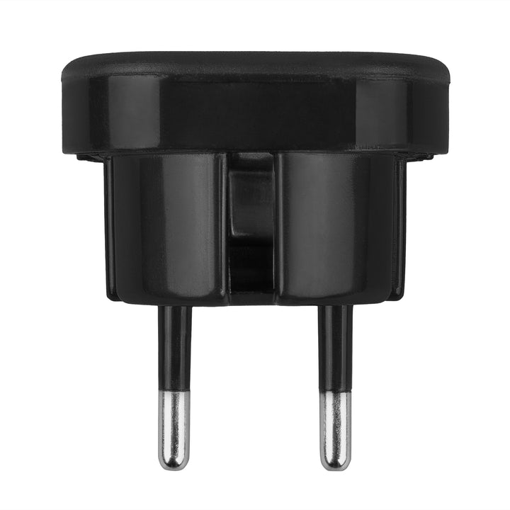 Adapter gniazdo UK Maclean, na wtyk EU, czarny, MCE72, 4 sztuki