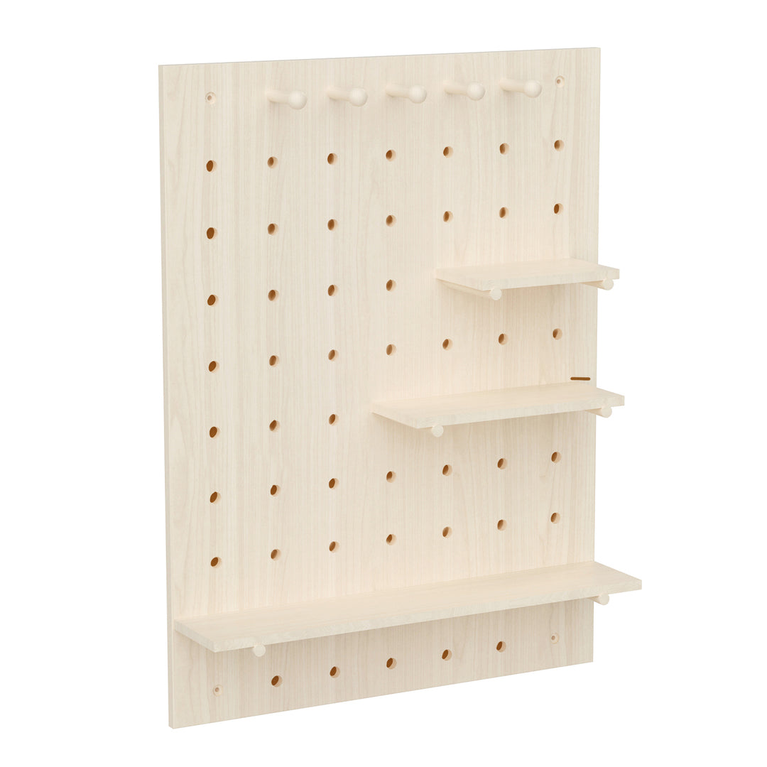 Drewniana tablica organizer Maclean, kolor jasne drewno, 60x80 cm, max. 20 kg, MC-131 WD, 2 sztuki