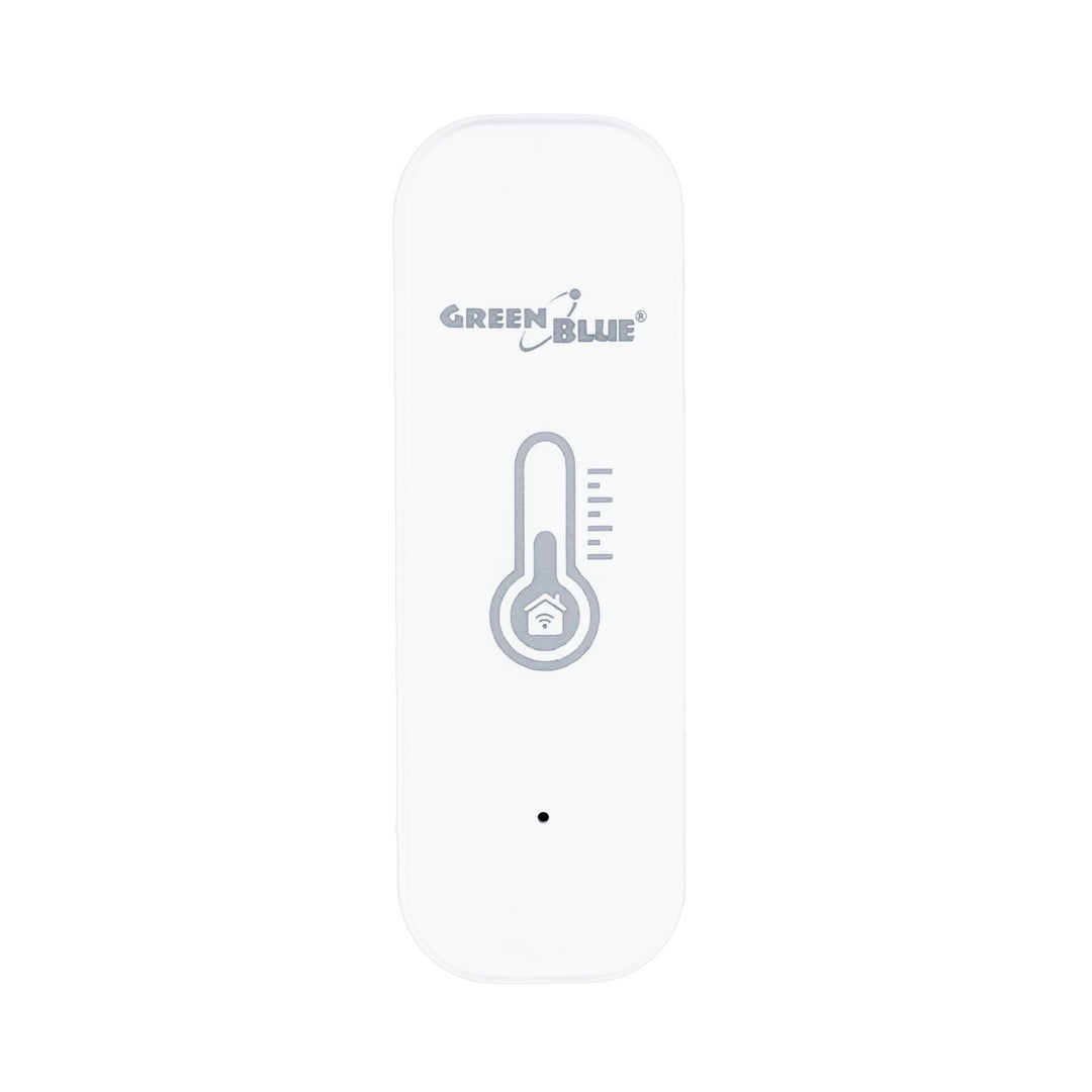 Czujnik temperatury i wilgotności WiFi GreenBlue, Android/iOS/Alexa/Google Home, 3.0V DC, LR03x2, GB737