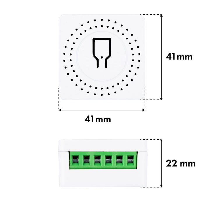 Przekaźnik WiFi dopuszkowy GreenBlue, Android/iOS/Alexa/Google Home,100-240V AC, 50/60Hz, max.16A, dla LED 150W, GB739