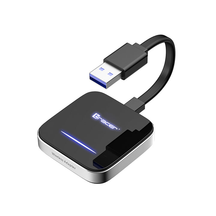 Bezprzewodowy Adapter CarPlay i Android Auto Tracer, WiFi, Bluetooth 5.0, CarLink PRO