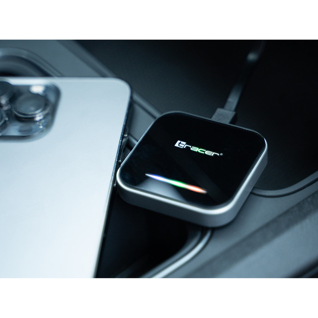 Bezprzewodowy Adapter CarPlay i Android Auto Tracer, WiFi, Bluetooth 5.0, CarLink PRO