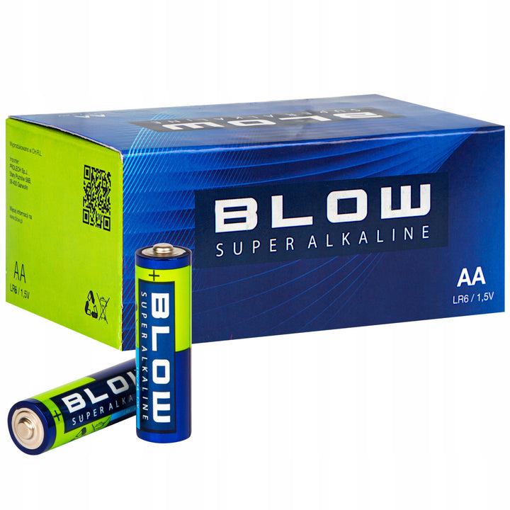 Baterie alkaiczne AA Blow, LR6, Napięcie 1,5V, zestaw 40 sztuk