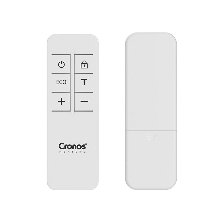 Grzejnik na podczerwień Cronos, 800W, idealny dla alergików, matowa powierzchnia, ultracienki, wbudowany termostat i zdalne sterowanie telefonem lub pilotem, Carbon P800 TWP