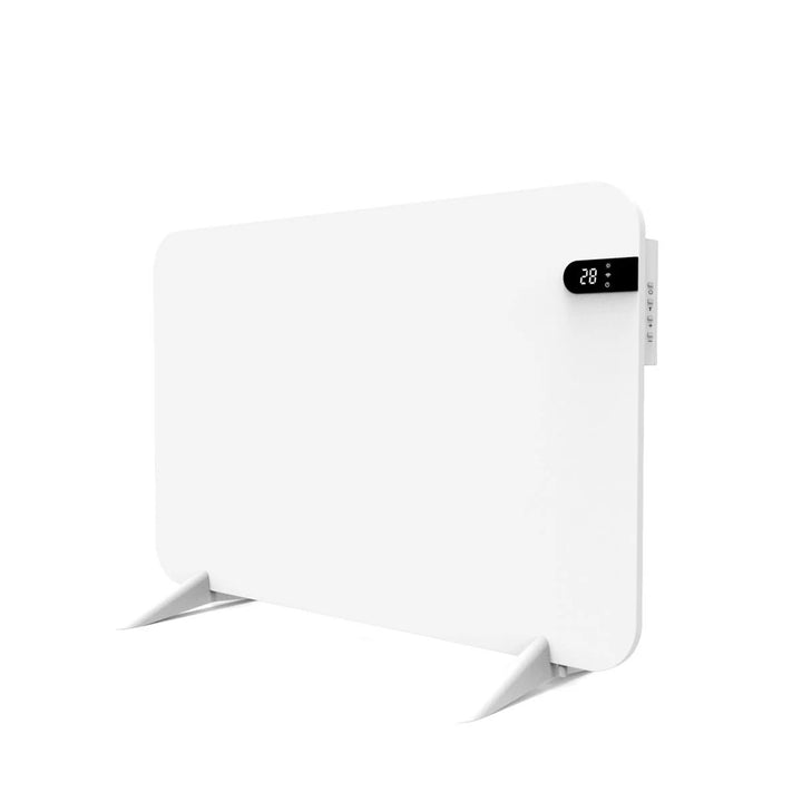 Grzejnik elektryczny Cronos, kolor biały, moc 450W, ogrzanie pomieszczenia do 14m2, wbudowany termostat, Sterowanie pilotem, funkcja wykrywania otwartego okna, nóżki w zestawie, WFH-450TW