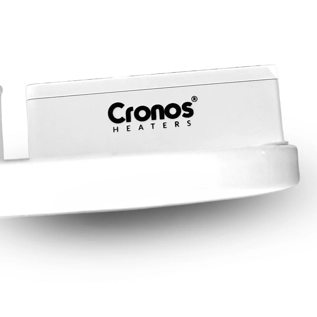 Grzejnik elektryczny Cronos, kolor biały, moc 450W, ogrzanie pomieszczenia do 14m2, wbudowany termostat, Sterowanie pilotem, funkcja wykrywania otwartego okna, nóżki w zestawie, WFH-450TW