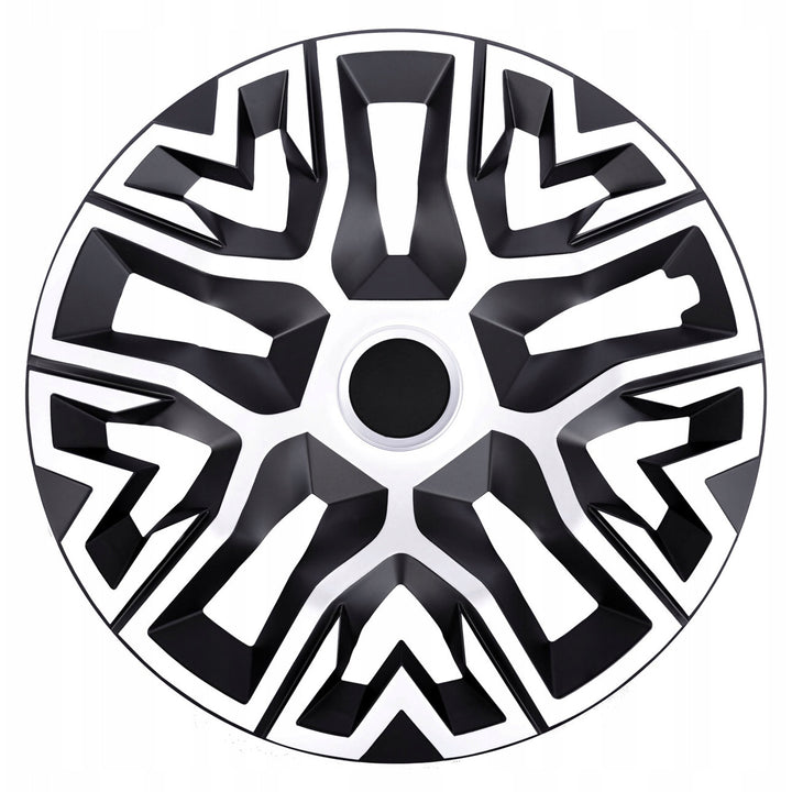 Kołpak uniwersalny 15'' NRM The Best Bicolor biało-czarny 1 sztuka