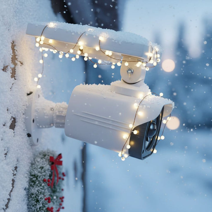 Solarna atrapa kamery, migająca dioda, czujnik ruchu, oświetlenie LED, naklejka gratis, SOL1800S, 2 sztuki