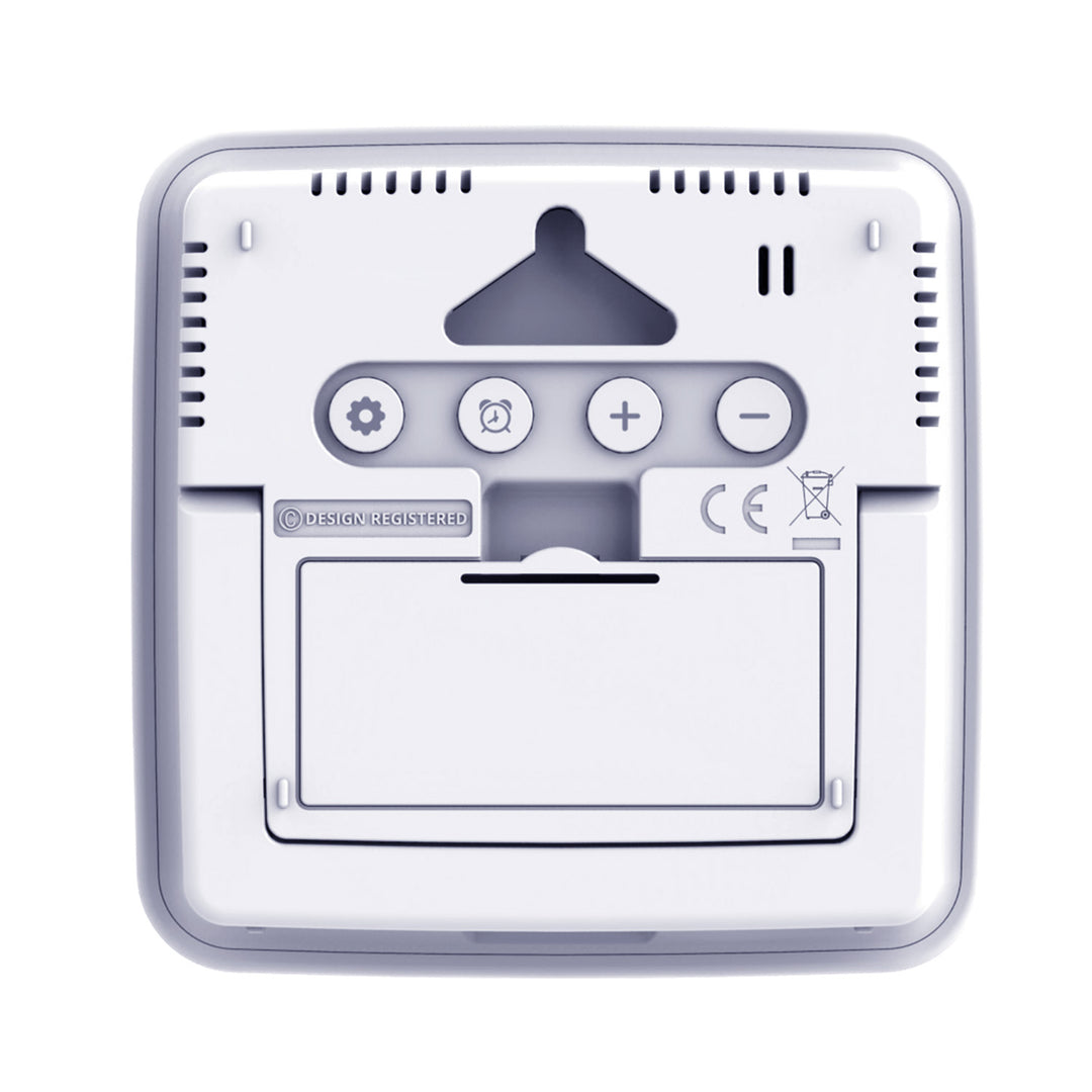Bezprzewodowa stacja pogody GreenBlue,temperatura + wilgotność IN/OUT, zegar + alarm + data, do wyboru °C / °F, zasięg do 60m, GB169, 4x bateria AAA