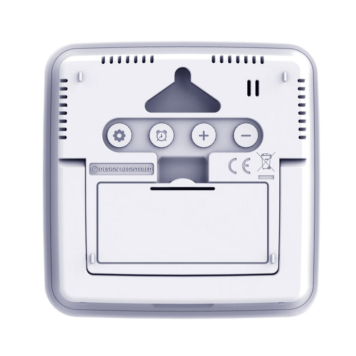 Bezprzewodowa stacja pogody GreenBlue,temperatura + wilgotność IN/OUT, zegar + alarm + data, do wyboru °C / °F, zasięg do 60m, GB169, 4x bateria AAA