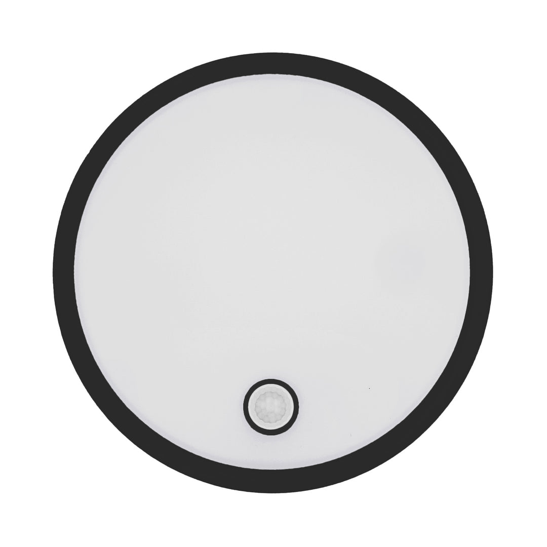 Lampa LED z czujnikiem ruchu Maclean, czujnik PIR, czarna, 10W/15/18W, IP65, możliwość zmiany barwy 3000/4000/6000K, MCE535 B