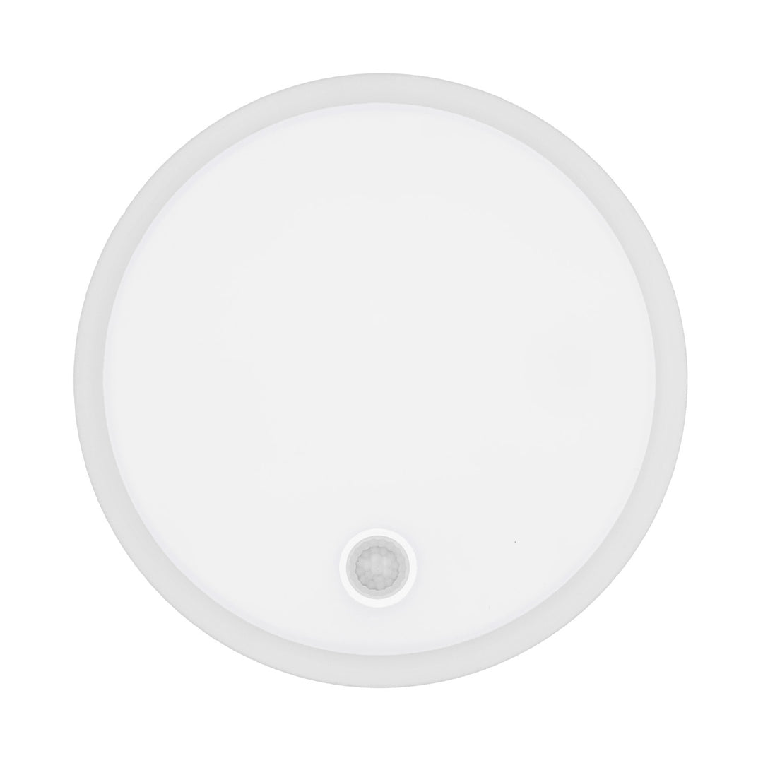 Lampa LED z czujnikiem ruchu Maclean, czujnik PIR, biała, 10W/15/18W, IP65, możliwość zmiany barwy 3000/4000/6000K, MCE535 W
