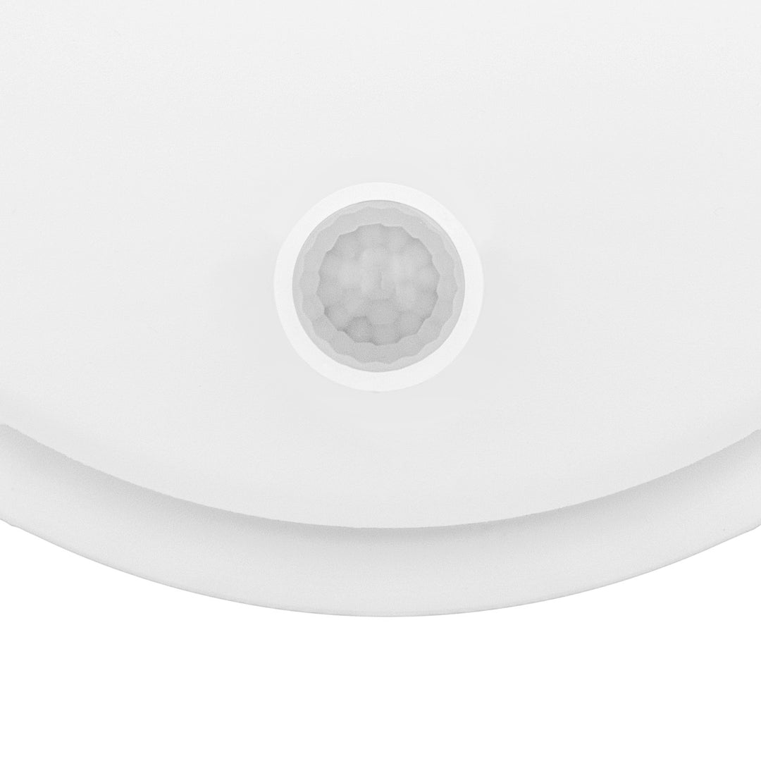 Lampa LED z czujnikiem ruchu Maclean, czujnik PIR, biała, 10W/15/18W, IP65, możliwość zmiany barwy 3000/4000/6000K, MCE535 W