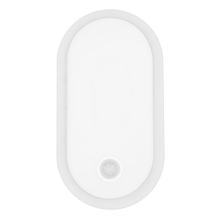 Lampa LED z czujnikiem ruchu Maclean, czujnik PIR, biała, 10W/15/18W, IP65, możliwość zmiany barwy 3000/4000/6000K, MCE534 W