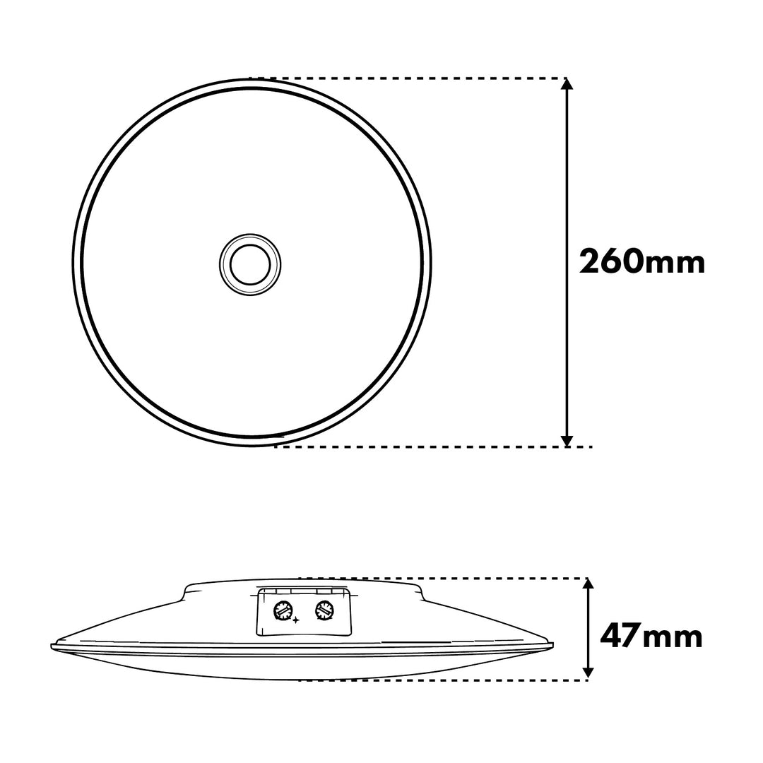 Lampa LED z czujnikiem PIR Maclean, sufitowa,15W, 1300lm, IP54, 220-240V~ 50/60Hz, MCE537