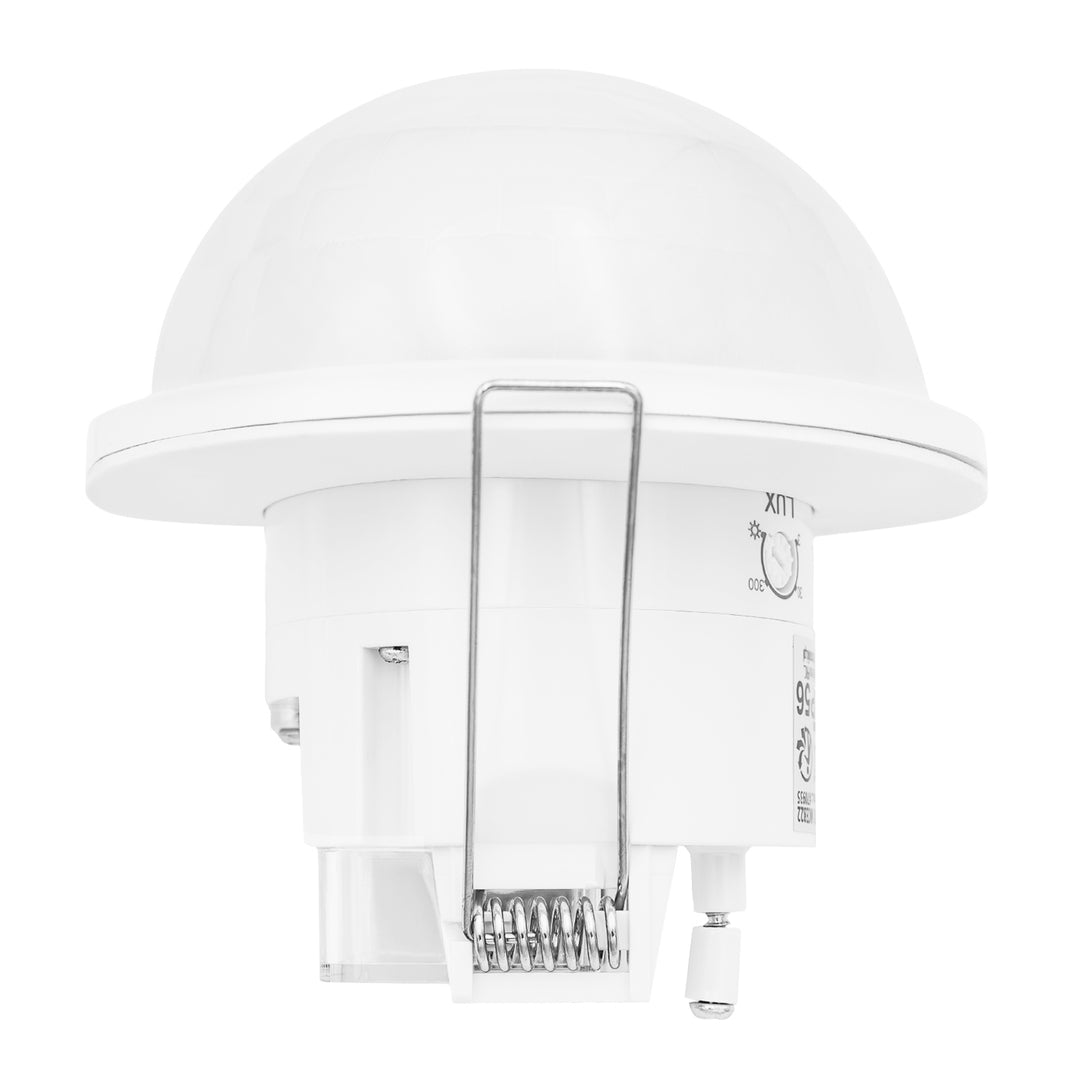 Czujnik obecności PIR Maclean, do zabudowy, zasięg 10x40m, 1000W/2000W, 220-240V AC, 50/60Hz, IP54, MCE822