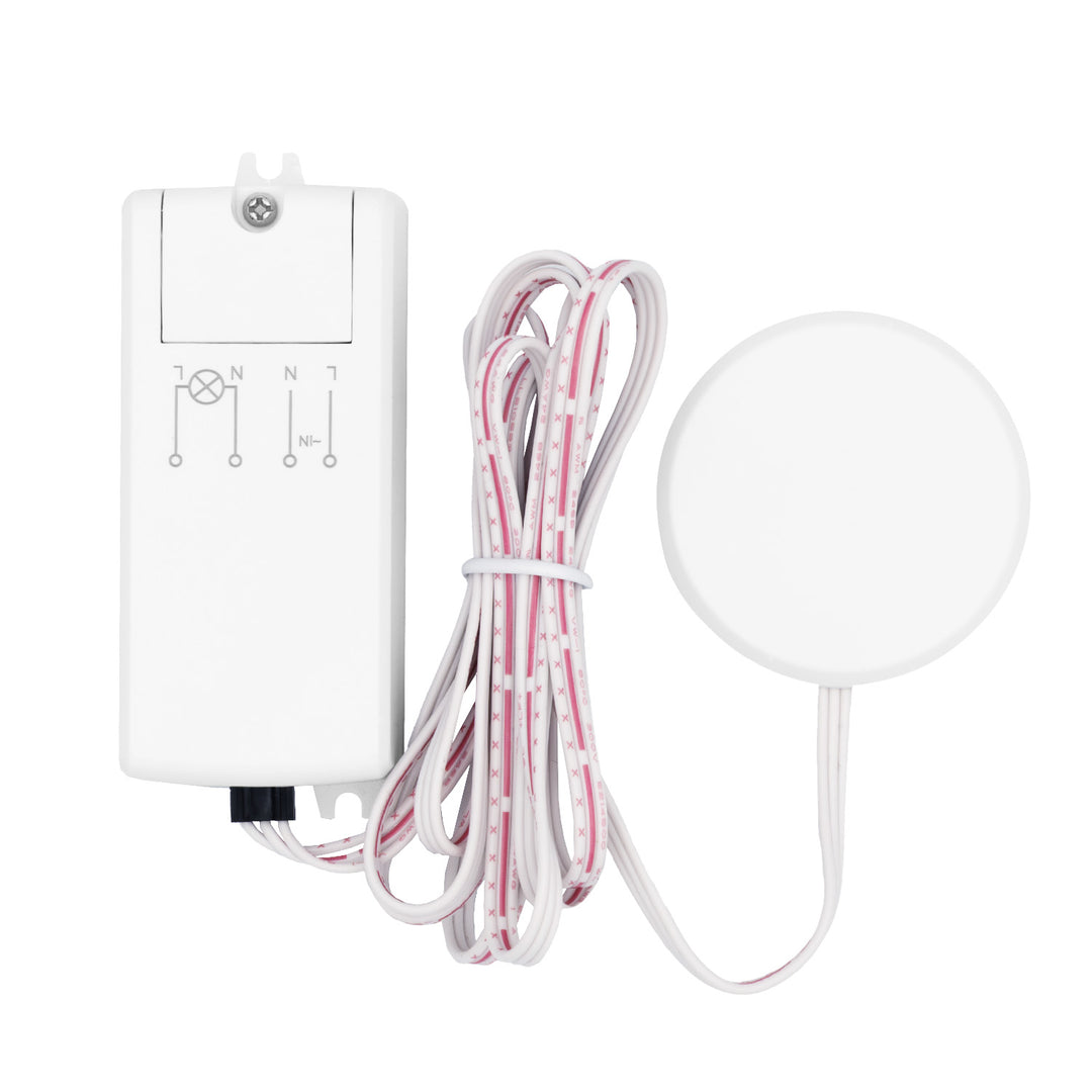 Włącznik dotykowy do zabudowy Maclean, <40mm, 110-240V AC, max. obciążenie 600W dla LED, MCE824