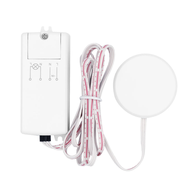 Włącznik dotykowy do zabudowy Maclean, <40mm, 110-240V AC, max. obciążenie 600W dla LED, MCE824