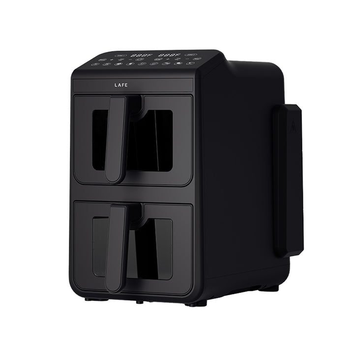 Frytkownica beztłuszczowa LAFE, air fryer, 2 komory 5 L, moc 2460W, wyświetlacz LCD, Dual Fry
