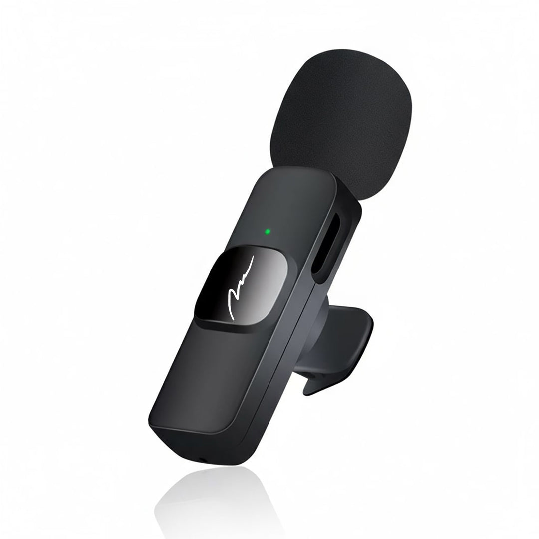 MICRO-MIC DUO - 2x mikrofon bezprzewodowy krawatowy (zestaw), na klips, iOS & Android (OTG), mini, superczuły. USB-C & LIGHTNING, Mediatech