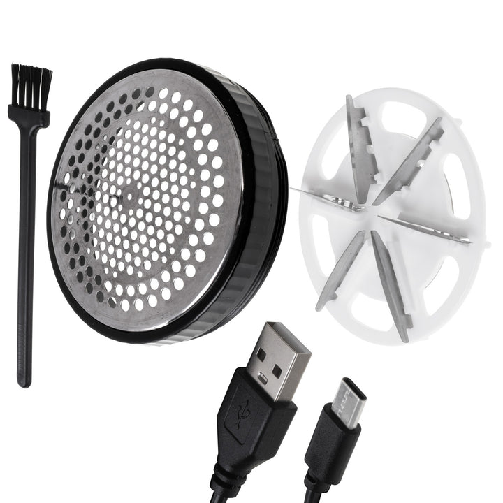Golarka do tkanin Adler, wyświetlacz LCD, 3 prędkości pracy, czarna, AD 9617 black