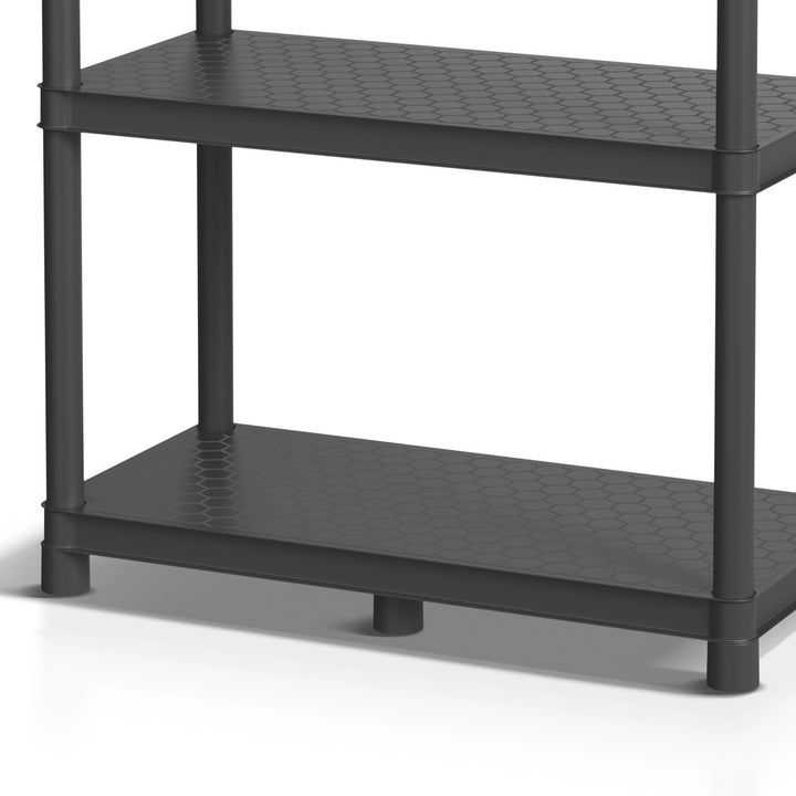 Regał Stackaro Solid 75 Kistenberg, max obciążenie łączne 220kg, 5 półek, montaż ścienny, KSS75L5HD-S411