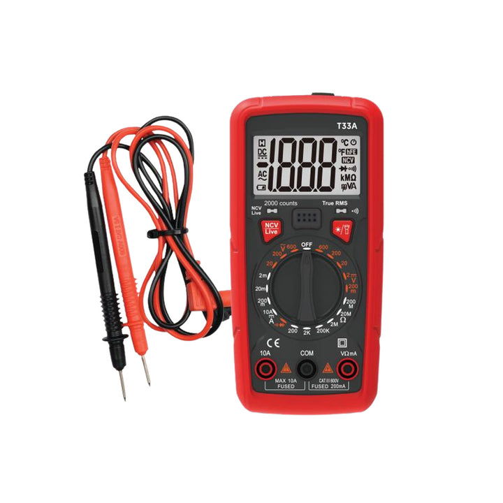 Miernik uniwersalny LTC, funkcja latarki, funkcja testu diody, AC/DC 0-600V, uchwyt magnetyczny, LXT33A