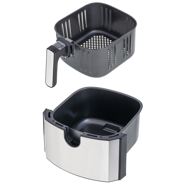 Frytkownica beztłuszczowa, 9 programów, 5,0 L, Airfryer, Camry CR 6311 + papierowe wkłady do frytkownicy, 16cm, biodegradowalne, 100 sztuk