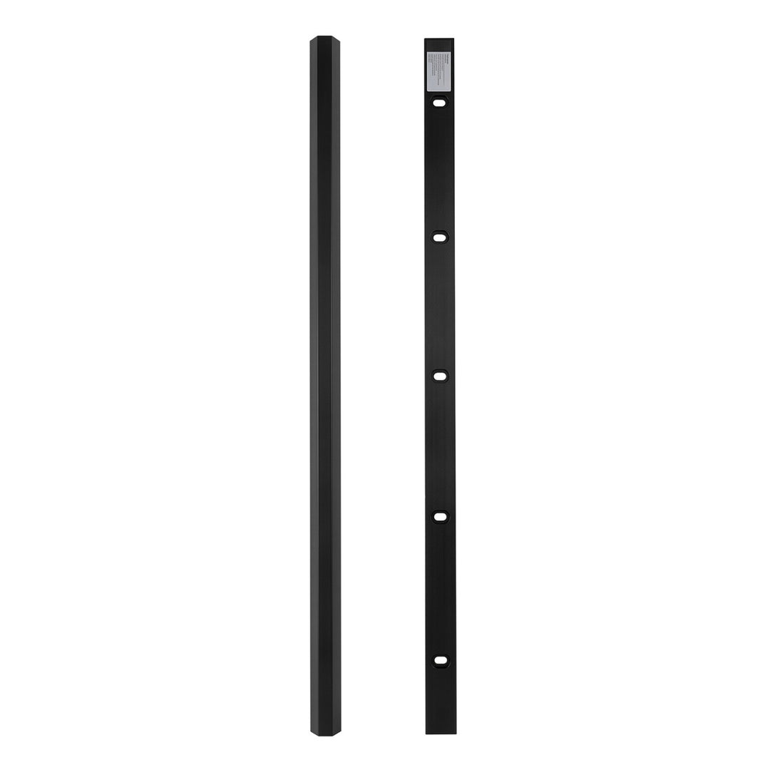 Aluminiowa listwa maskująca do kabli Maclean, 33x18x750mm, czarna, MCTV-897 B