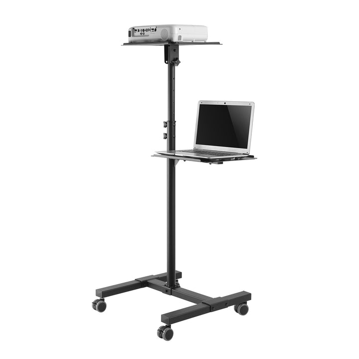 Stolik mobilny do projektora/laptopa Maclean regulowany, stalowy max.10kg, MC-207