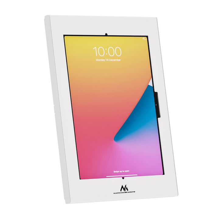 Uchwyt reklamowy do tabletu Maclean, z blokadą, 12.4"-13", iPad Air/ Pro, Samsung Tab S10+/S9+/S8+/S7+, 257x350x22mm, MC-950 W