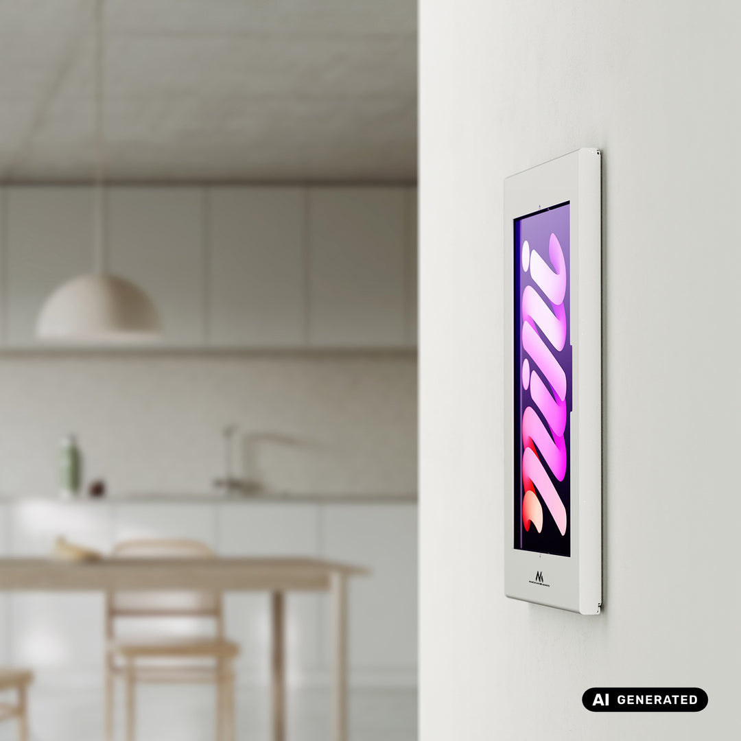 Uchwyt reklamowy do tabletu Maclean, z blokadą, 12.4"-13", iPad Air/ Pro, Samsung Tab S10+/S9+/S8+/S7+, 257x350x22mm, MC-950 W
