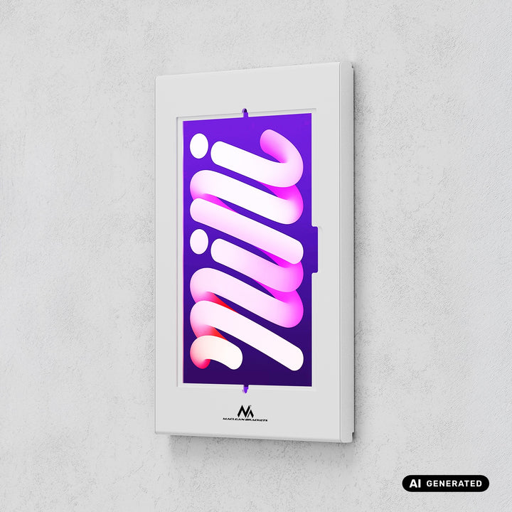 Uchwyt reklamowy do tabletu Maclean, z blokadą. 10.9"-11", iPad Air/ Pro, Samsung Tab A&S Series, 220x323x22mm, MC-955 W