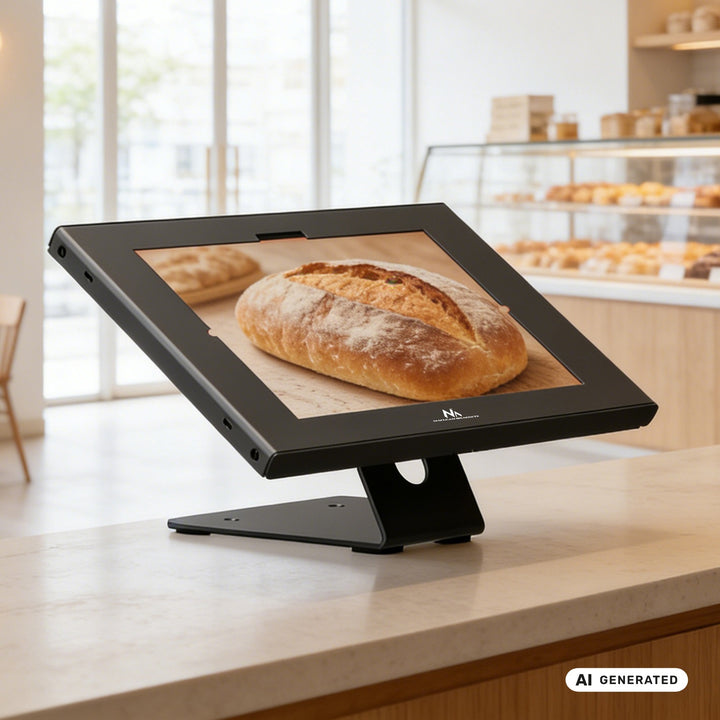 Uchwyt reklamowy do tabletu Maclean, z blokadą, 10.9"-11", iPad Air/ Pro, Samsung Tab A&S Series, 220x323x22mm, MC-957 B