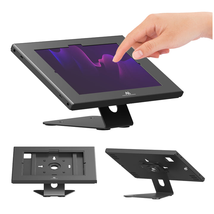 Uchwyt reklamowy do tabletu Maclean, z blokadą, 10.9"-11", iPad Air/ Pro, Samsung Tab A&S Series, 220x323x22mm, MC-957 B