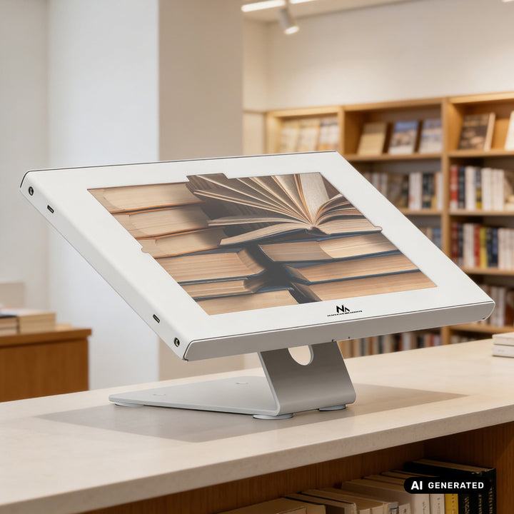 Uchwyt reklamowy do tabletu Maclean, z blokadą, 10.9"-11", iPad Air/ Pro, Samsung Tab A&S Series, 220x323x22mm, MC-957 W