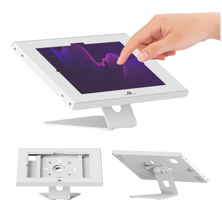 Uchwyt reklamowy do tabletu Maclean, z blokadą, 10.9"-11", iPad Air/ Pro, Samsung Tab A&S Series, 220x323x22mm, MC-957 W
