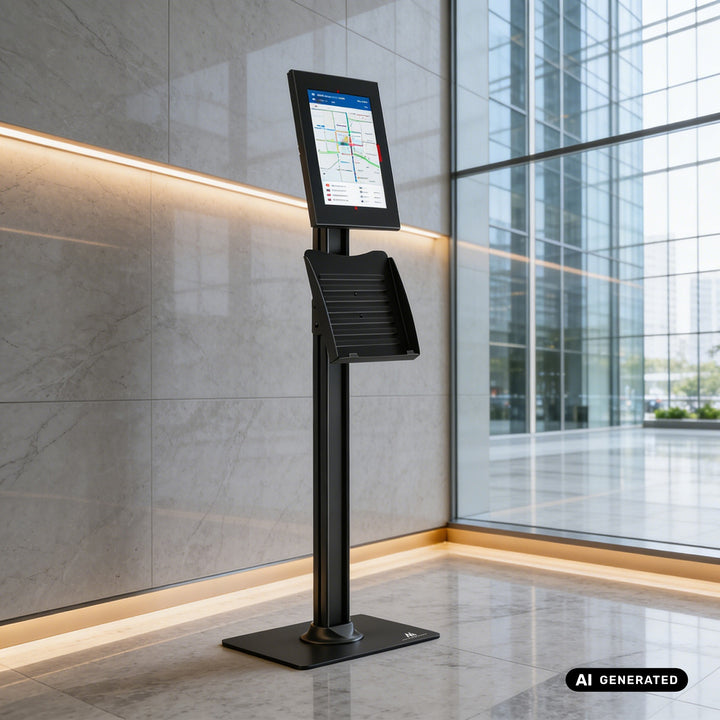 Uchwyt reklamowy do tabletu Maclean, z blokadą, 10.9"-11", iPad Air/ Pro, Samsung Tab A&S Series, 220x323x22mm, MC-960 B