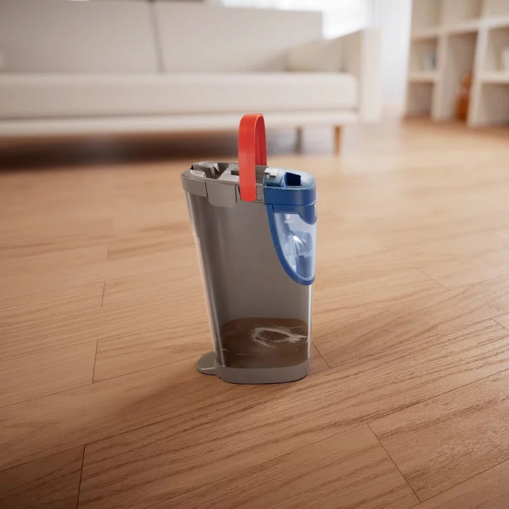 Mop płaski Vileda H2prO, 100% separacji wody czystej od brudnej, dwa zbiorniki, 3 nakładki z mikrofibry, końcówka 360°, 175774