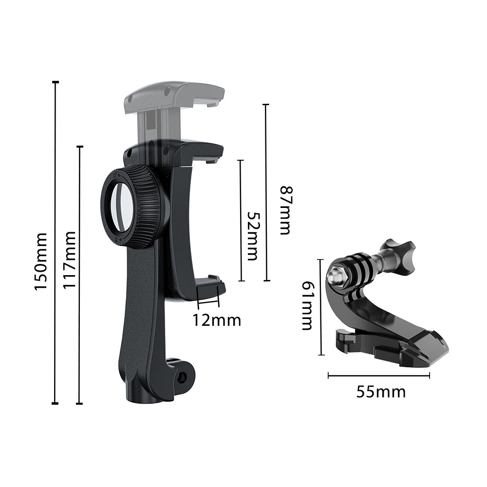 Plecak z sygnalizatorem LED, z pilotem, wodoodporność pilot IPx5, plecak IPX2 + szelki sportowe uniwersalne, do telefonu, aparatu, kamer GoPro i innych, obrotowy uchwyt, MC-294