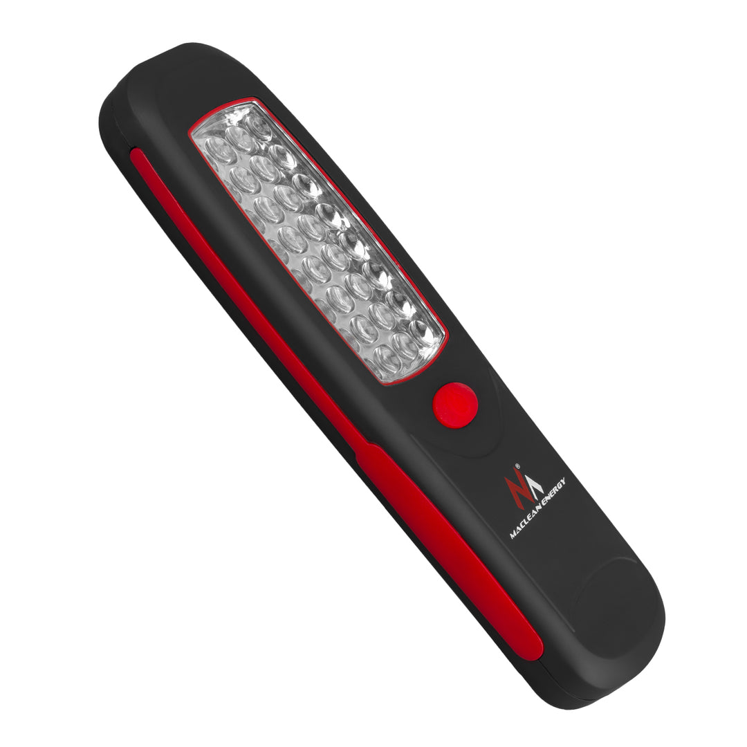 Lampa warsztatowa 24 LED Maclean, magnes, hak, MCE03 2 sztuki + 6x bateria Varta Industrial LR6/AA R-06